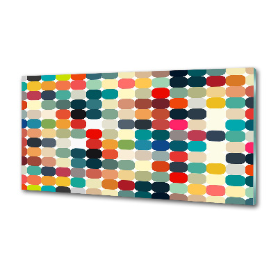 Glasrückwand für die küche Geometrischer Hintergrund