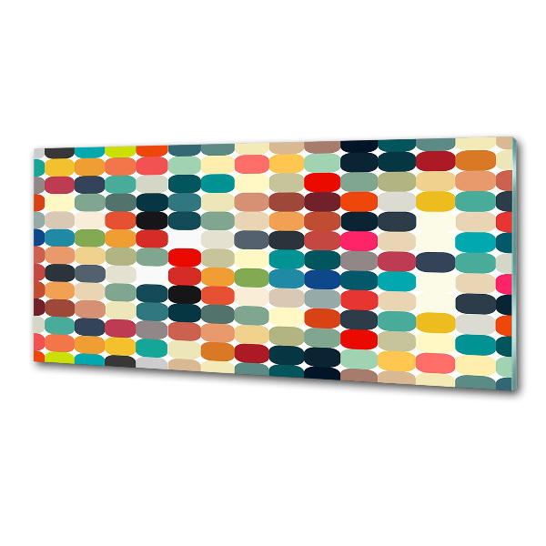 Glasrückwand für die küche Geometrischer Hintergrund