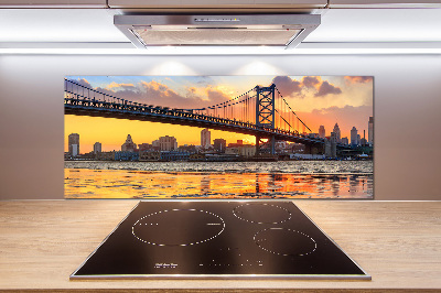 Glasrückwand für die küche Philadelphia-Brücke