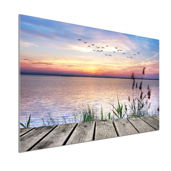 Platte für Küchenrückwand Lake West