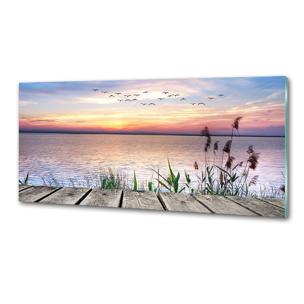 Platte für Küchenrückwand Lake West