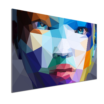 Platte für Küchenrückwand Abstrakte Frau