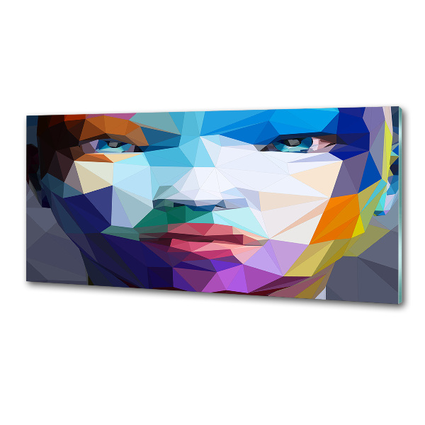 Platte für Küchenrückwand Abstrakte Frau