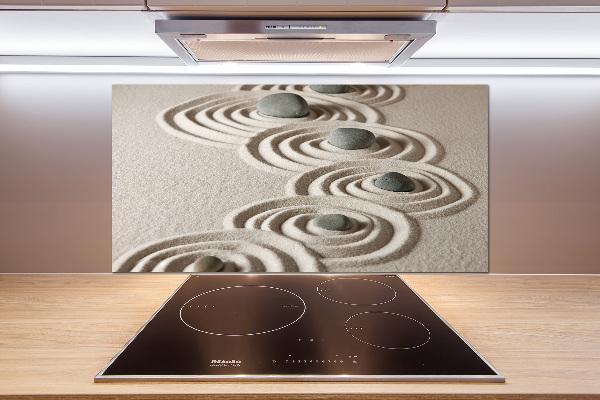 Küchen wandpaneel Zen-Steine ​​Sand