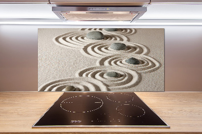 Küchen wandpaneel Zen-Steine ​​Sand