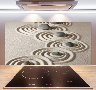 Küchen wandpaneel Zen-Steine ​​Sand