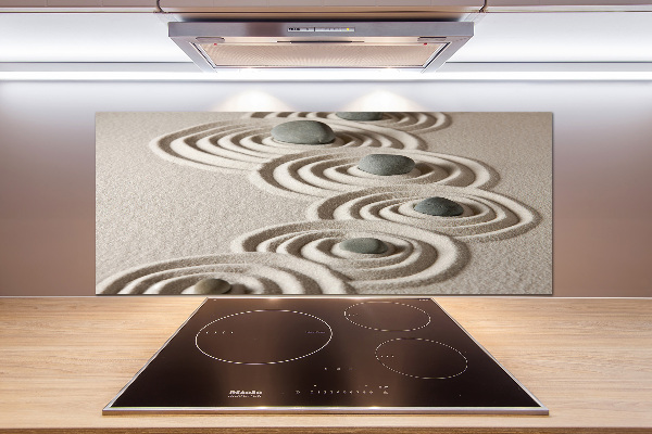 Küchen wandpaneel Zen-Steine ​​Sand