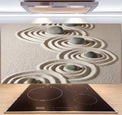 Küchen wandpaneel Zen-Steine ​​Sand