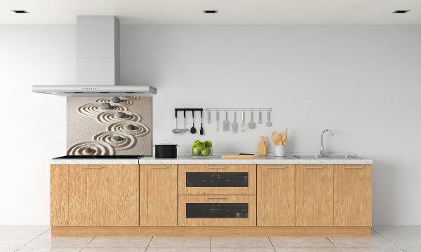 Küchen wandpaneel Zen-Steine ​​Sand