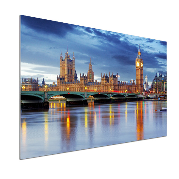 Glasrückwand für die küche Themse London