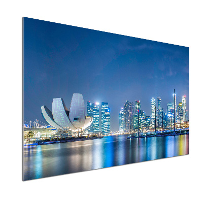 Küchen wandpaneel Singapur bei Nacht