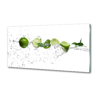 Platte für Küchenrückwand Kalk und Wasser