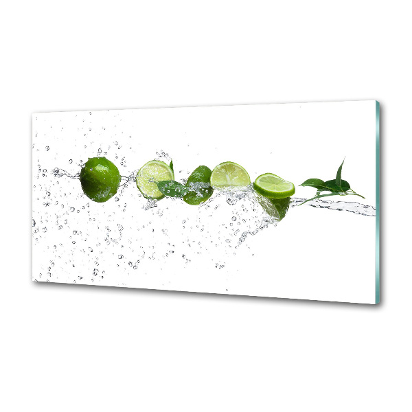 Platte für Küchenrückwand Kalk und Wasser