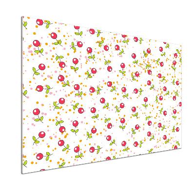 Platte für Küchenrückwand Kirschen