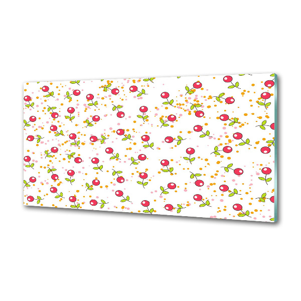 Platte für Küchenrückwand Kirschen