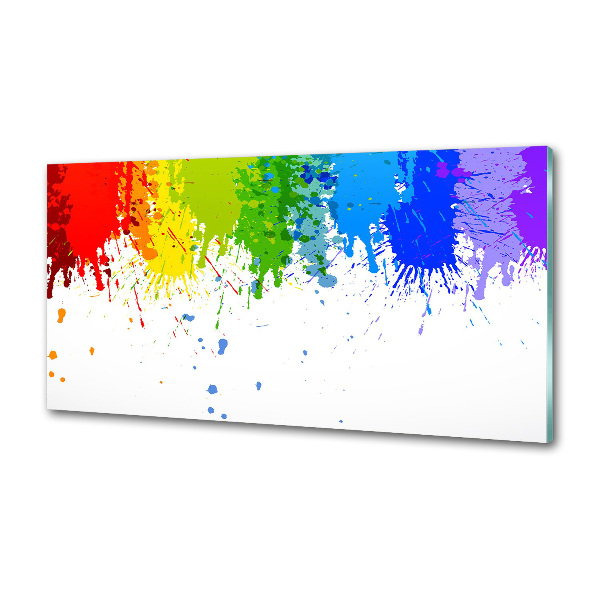 Küchen wandpaneel Regenbogenflecken