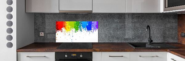 Küchen wandpaneel Regenbogenflecken