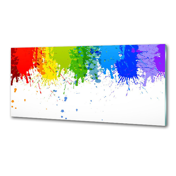 Küchen wandpaneel Regenbogenflecken