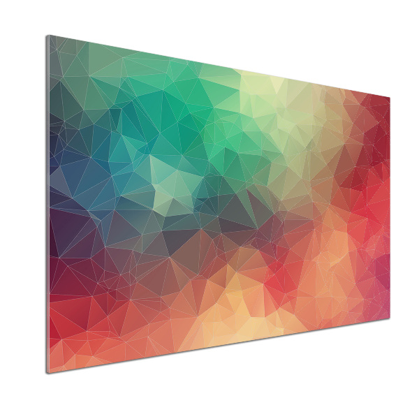 Glasrückwand für die küche Geometrischer Hintergrund