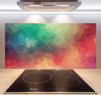 Glasrückwand für die küche Geometrischer Hintergrund