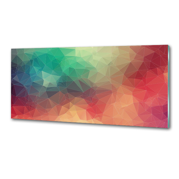 Glasrückwand für die küche Geometrischer Hintergrund