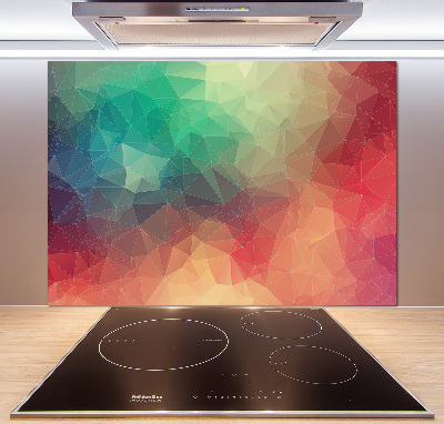 Glasrückwand für die küche Geometrischer Hintergrund