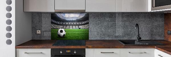 Glasrückwand für die küche Ball im Stadion