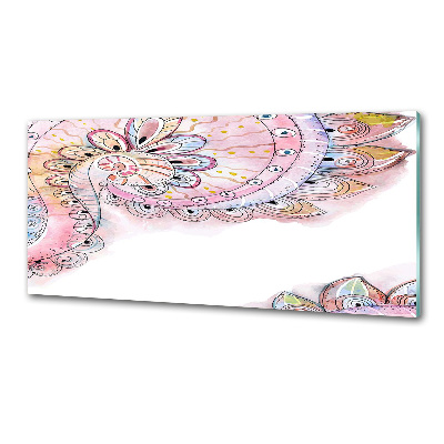 Glasrückwand für die küche Abstraktes Muster