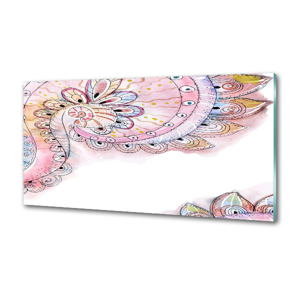 Glasrückwand für die küche Abstraktes Muster