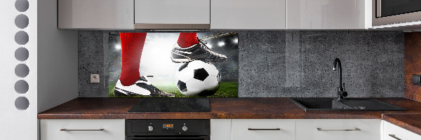 Platte für Küchenrückwand Fußballerbeine