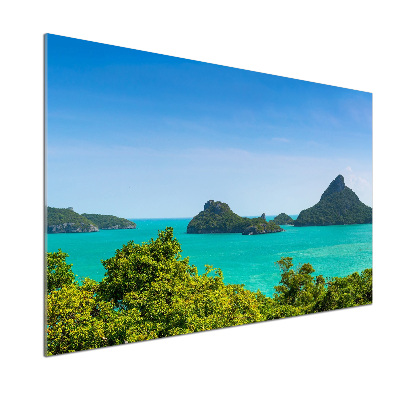 Platte für Küchenrückwand Panorama Thailand
