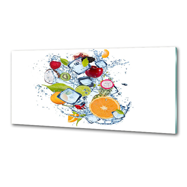 Küchen wandpaneel Obst und Eis