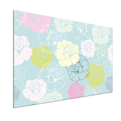 Küchen wandpaneel Rosen