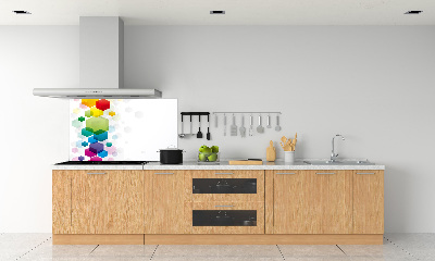 Platte für Küchenrückwand Bunte Würfel