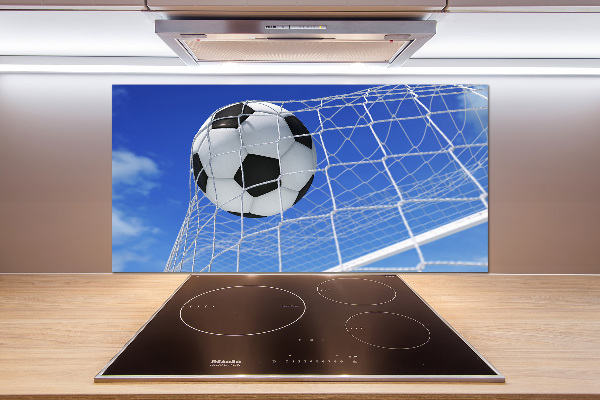 Küchen wandpaneel Der Ball ist im Tor