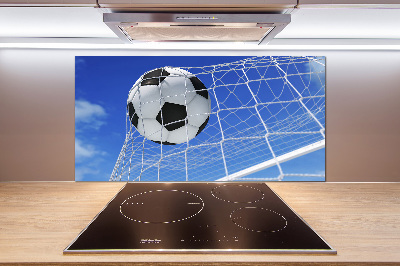Küchen wandpaneel Der Ball ist im Tor