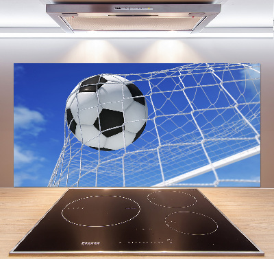 Küchen wandpaneel Der Ball ist im Tor
