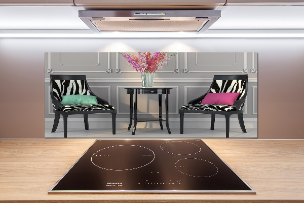 Küchen wandpaneel Zwei Stühle