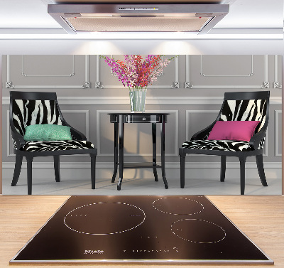 Küchen wandpaneel Zwei Stühle