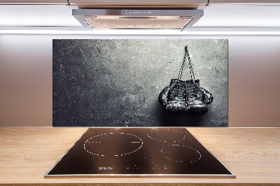 Platte für Küchenrückwand Boxhandschuhe