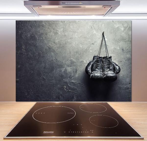 Platte für Küchenrückwand Boxhandschuhe