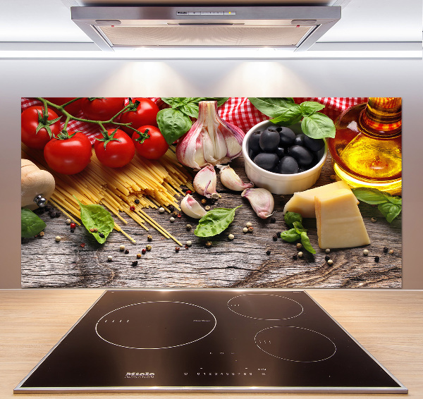 Glasrückwand für die küche Italienische Küche