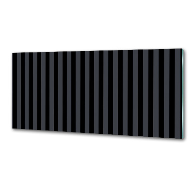 Küchen wandpaneel Schwarze und graue Streifen