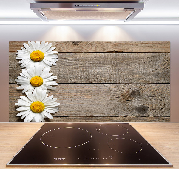Küchen wandpaneel Gänseblümchenholz