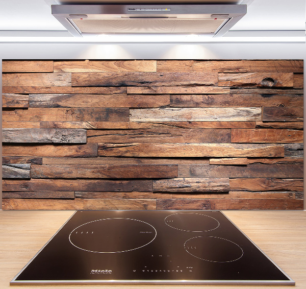 Küchen wandpaneel Holzwand