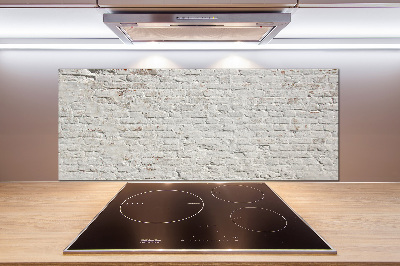 Glasrückwand für die küche Ziegelmauer