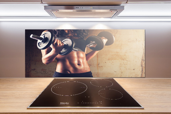 Küchen wandpaneel Muskelaufbau