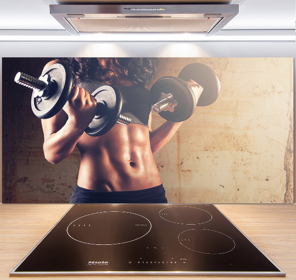 Küchen wandpaneel Muskelaufbau