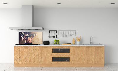 Küchen wandpaneel Muskelaufbau