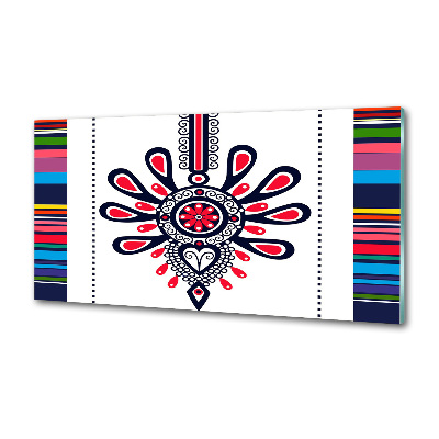 Glasrückwand für die küche Polnisches Volksmuster